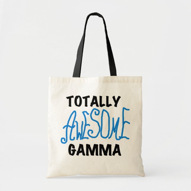 Total fantastisches Gamma-blaue T-Shirts und Gesch Tragetasche (Vorne)