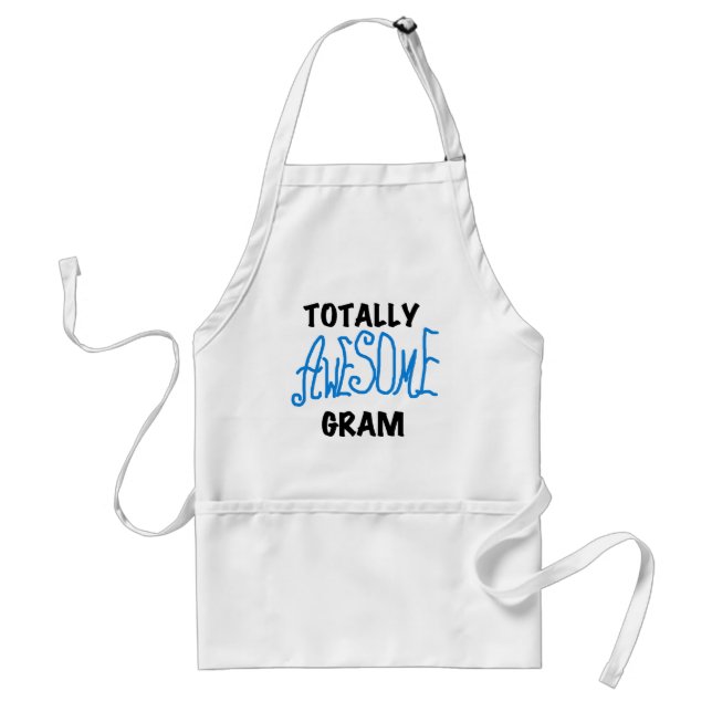 Total fantastisches Gramm-blaue T-Shirts und Gesch Schürze (Vorne)