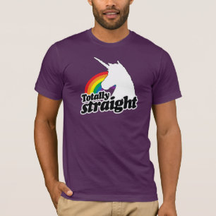 TOTAL GERADES EINHORN - WEISS - .PNG T-Shirt