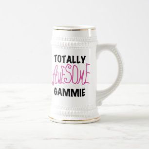 Total großartige Gammie-Rosa-T-Shirts und Geschenk Bierglas