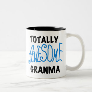 Total großartige Oma-Blue-T-Shirts Geschenke Zweifarbige Tasse