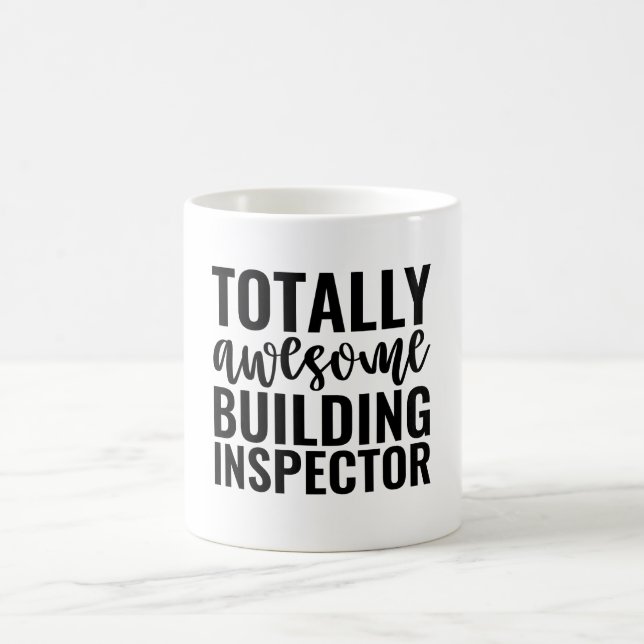 Total großartiger Bauinspektor Kaffeetasse (Mittel)