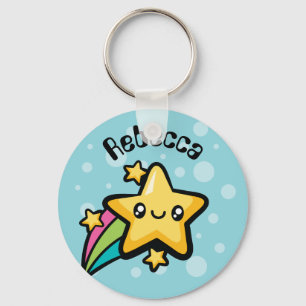 Total Niedlich Doodles Star Schlüsselanhänger