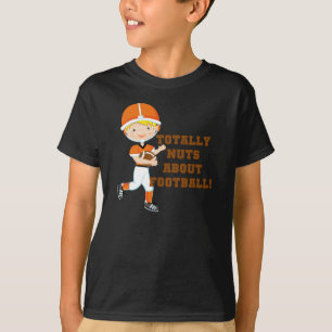 Total Nuts über Fußball T-Shirt