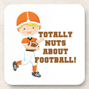 Total Nuts über Fußball Untersetzer