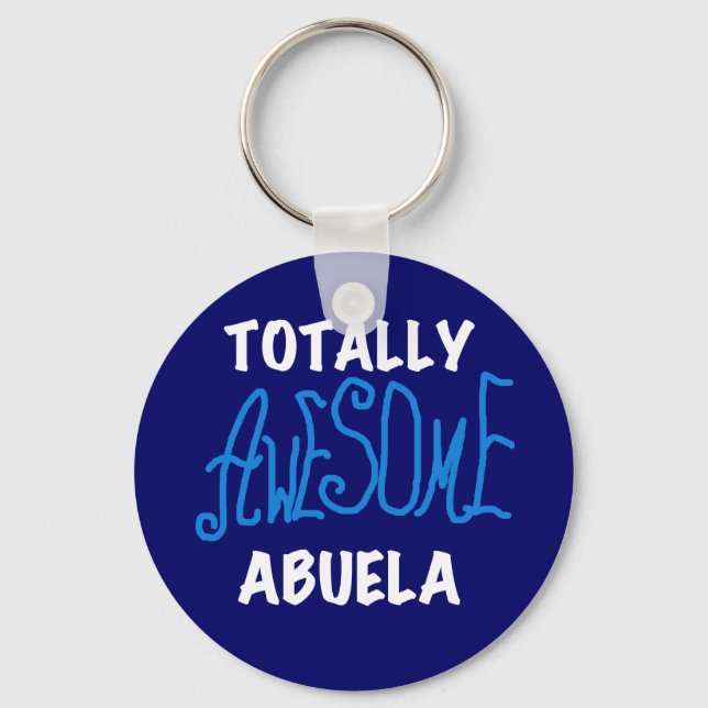 Total Phantastisch Abuela Blue Tshirts und Geschen Schlüsselanhänger (Vorderseite)