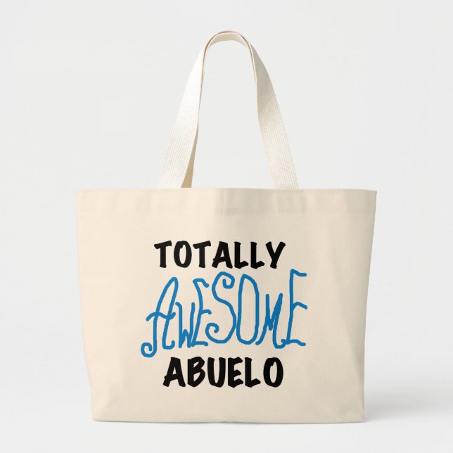 Total Phantastisch Abuelo Tshirts und Geschenke Jumbo Stoffbeutel (Vorne)