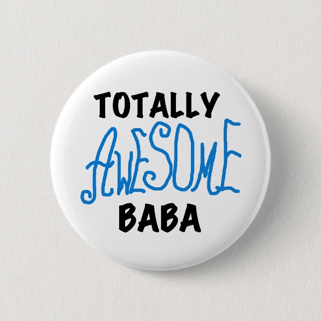 Total Phantastisch Baba Tshirts und Geschenke Button (Vorderseite)
