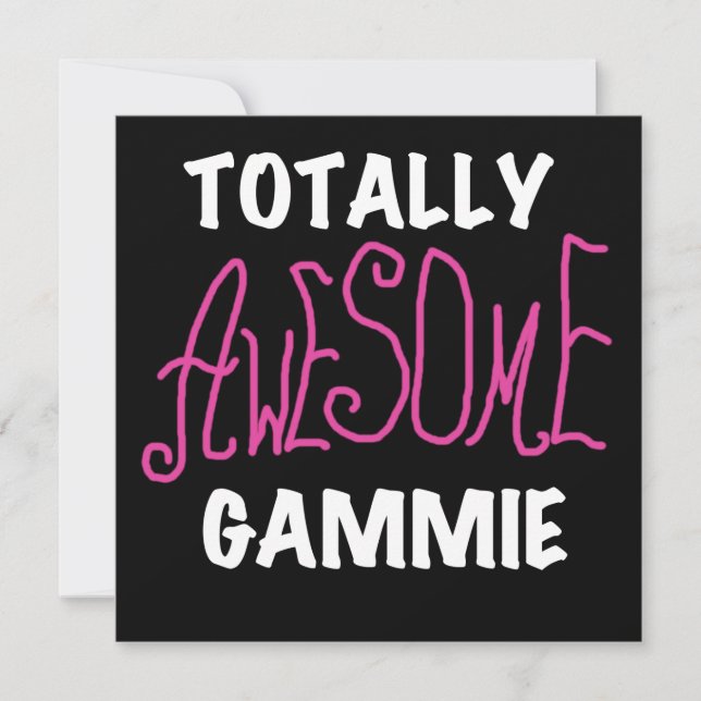 Total Phantastisch Gammie Pink T - Shirt und Gesch (Vorderseite)