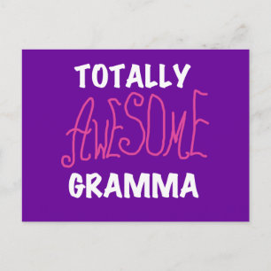 Total Phantastisch Gramma Pink T - Shirt Geschenke Postkarte