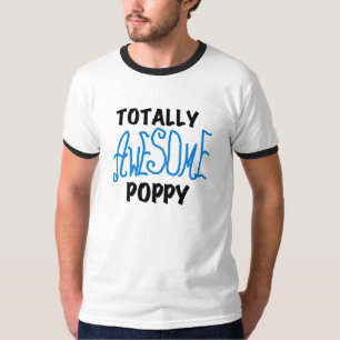 Total Phantastisch Mohnblumen und Geflügel T-Shirt