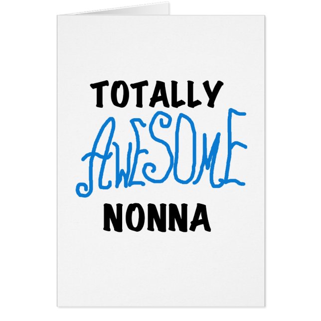 Total Phantastisch Nonna Blue T - Shirt und Gesche (Vorne)