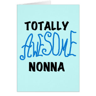Total Phantastisch Nonna Blue T - Shirt und Gesche