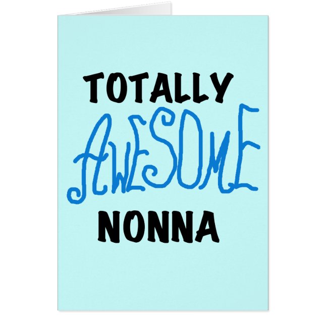 Total Phantastisch Nonna Blue T - Shirt und Gesche (Vorne)