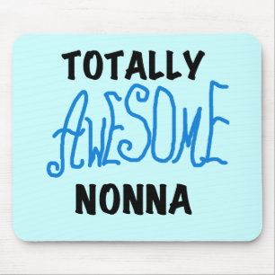 Total Phantastisch Nonna Blue T - Shirt und Gesche Mousepad