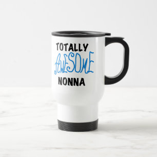 Total Phantastisch Nonna Blue T - Shirt und Gesche Reisebecher