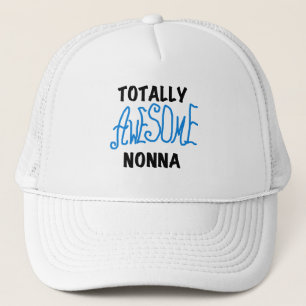 Total Phantastisch Nonna Blue T - Shirt und Gesche Truckerkappe