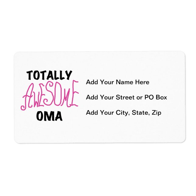 Total Phantastisch Oma Pink T - Shirt und Geschenk (Vorne)
