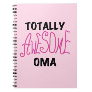 Total Phantastisch Oma Pink T - Shirt und Geschenk Notizblock