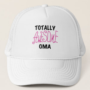 Total Phantastisch Oma Pink T - Shirt und Geschenk Truckerkappe