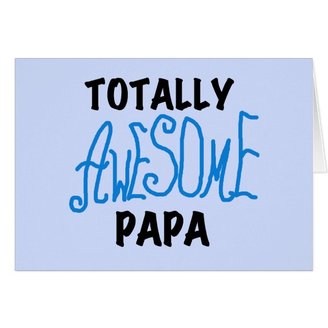 Total Phantastisch Papa T - Shirt und Geschenke (Vorderseite (Horizontal))