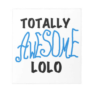 Total Phantastische Lolo Blue Geschenke Notizblock