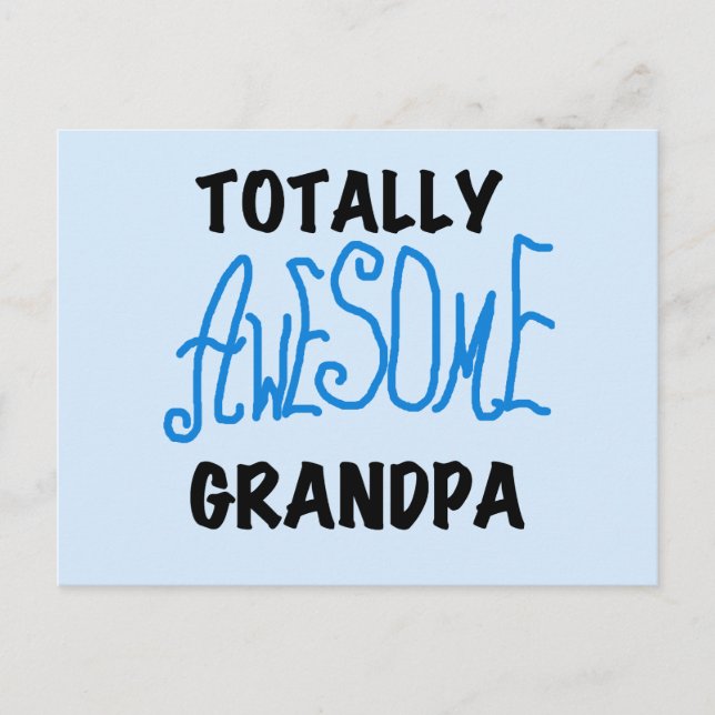 Total Phantastische Opa-T - Shirt und Geschenke Postkarte (Vorderseite)