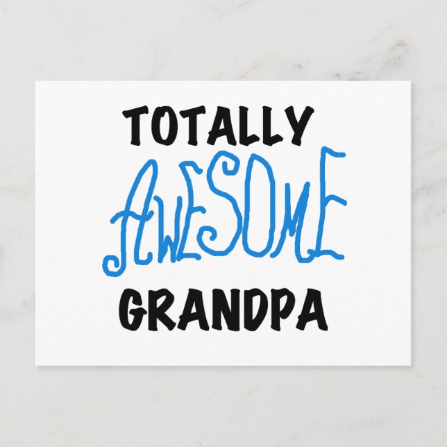 Total Phantastische Opa-T - Shirt und Geschenke Postkarte (Vorderseite)