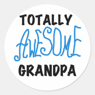 Total Phantastische Opa-T - Shirt und Geschenke Runder Aufkleber