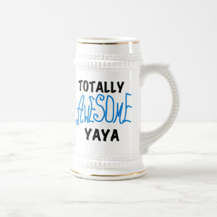 Total Phantastische Yaya-T - Shirt und Geschenke Bierglas