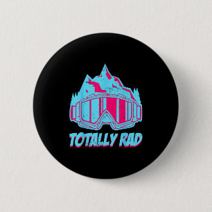 Total Rad, Retro-Skibrille Vintage 80er 90er Ski Button