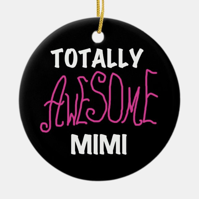 Total rosa T - Shirts fantastisches Mimi und Keramik Ornament (Vorne)