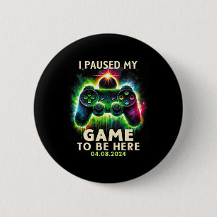 Total Solar Eclipse 2024 Gamer Ich hielt mein Spie Button