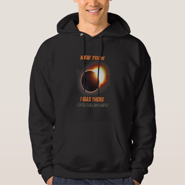 Total Solar Eclipse 2024 New York Hoodie (Vorderseite)