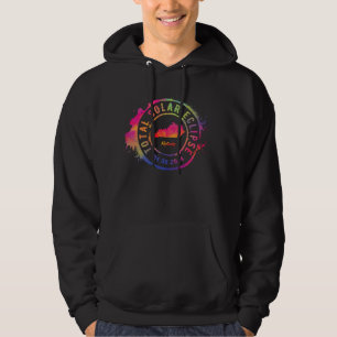 Total Solar Eclipse 2024 USA Kentucky Totality Col Hoodie