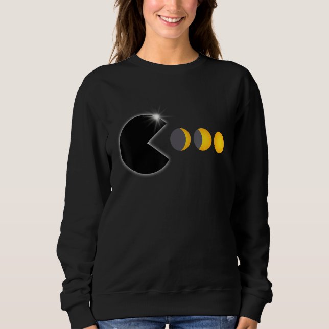 Total Solar Eclipse April 8 2024 Funny Phases Tota Sweatshirt (Vorderseite)