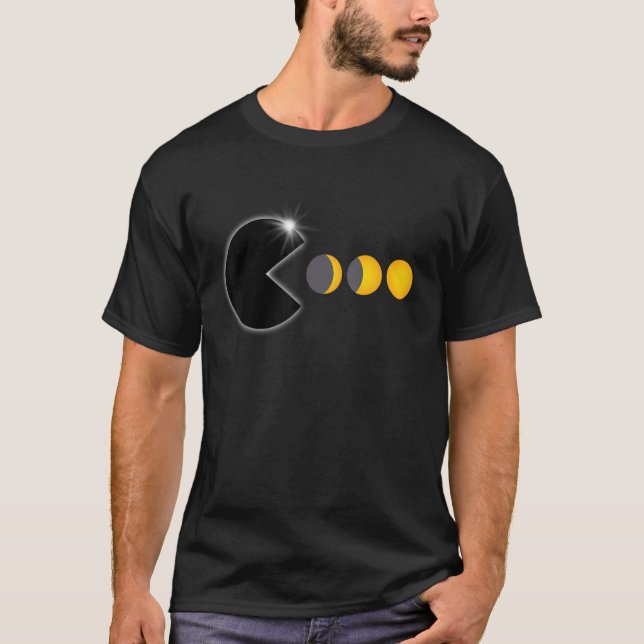 Total Solar Eclipse April 8 2024 Funny Phases Tota T-Shirt (Vorderseite)