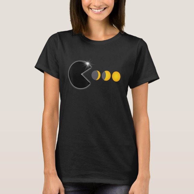 Total Solar Eclipse April 8 2024 Funny Phases Tota T-Shirt (Vorderseite)