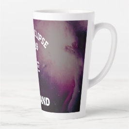 Total solar eclipse August 2026 text personalized Milchtasse