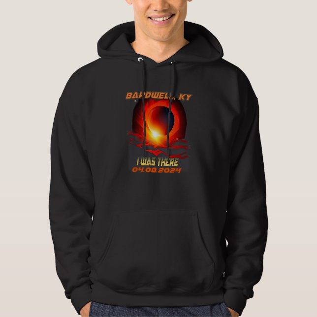 Total Solar Eclipse I Was There Bardwell Kentucky  Hoodie (Vorderseite)