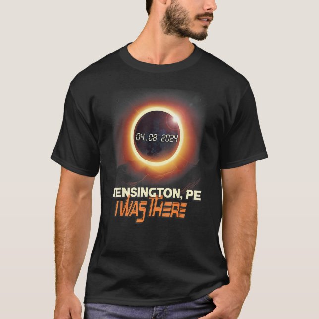 Total Solar Eclipse Kensington PE Canada T-Shirt (Vorderseite)
