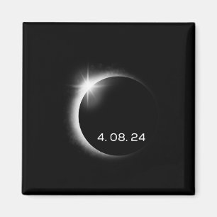 Total Solar Eclipse Spring 8. April 2024 Amerika Magnet