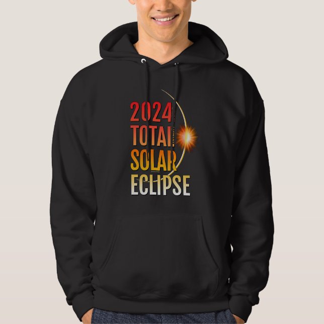 Total Solar Eclipse Totality April 8  2024 11 Hoodie (Vorderseite)