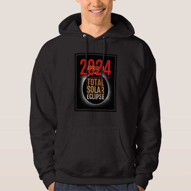 Total Solar Eclipse Totality April 8 2024 13 Hoodie (Vorderseite)