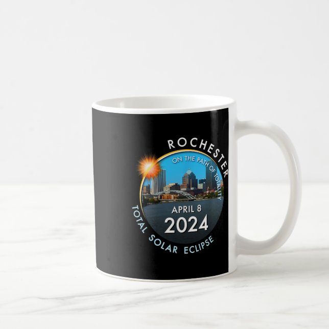 Total Solar Eclipse Totality Rochester New York 26 Kaffeetasse (Rechts)