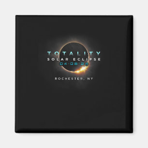 Total Solar Eclipse Totality Rochester New York Magnet