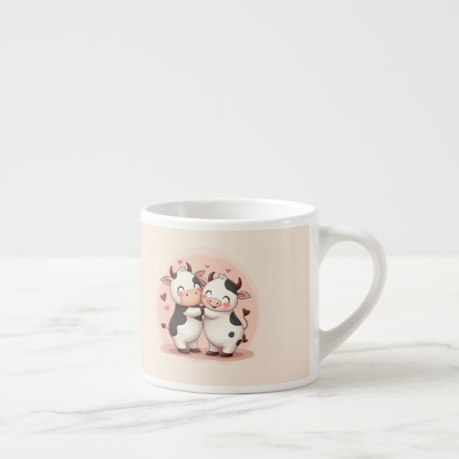 Total süße Kuh-Tasse 🐮💕 Espressotasse (Rechts)