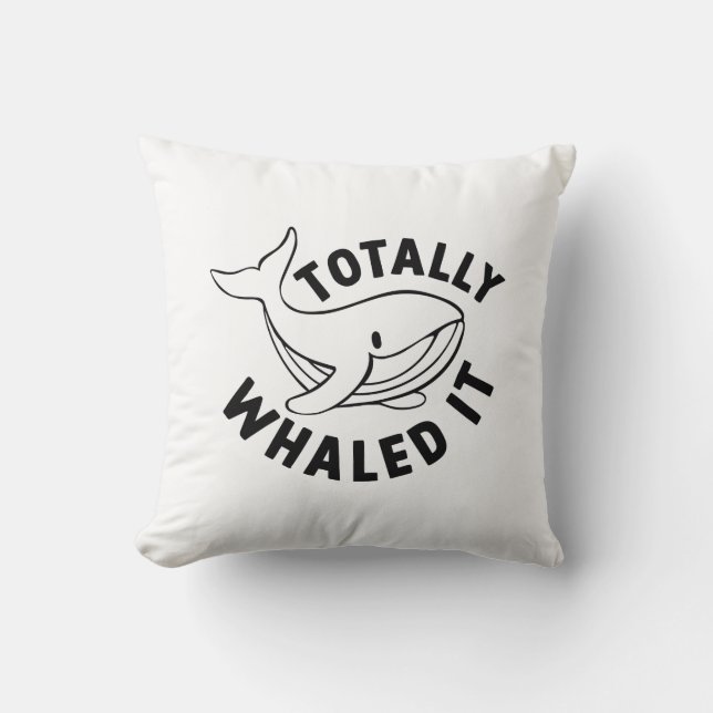 total whaled kissen (Vorderseite)