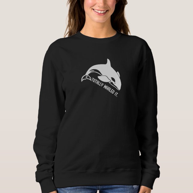 total whaled sweatshirt (Vorderseite)