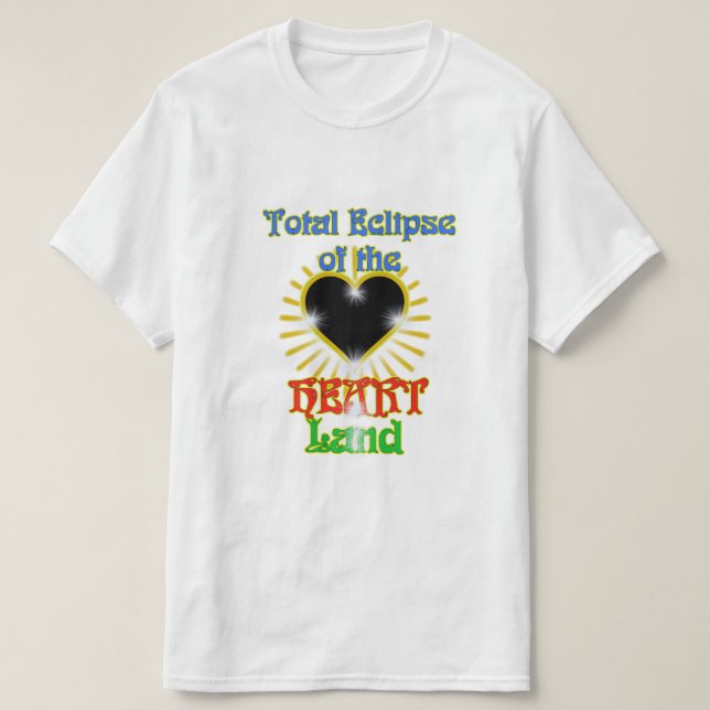 Totale Finsternis des Herz-Landes T-Shirt (Design vorne)
